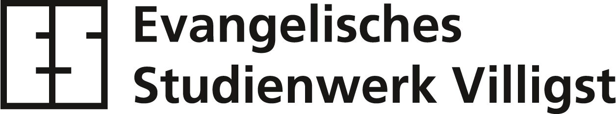 Das Logo des Evangelischen Studienwerks Villigst ist in schwarzer Schrift gestaltet.